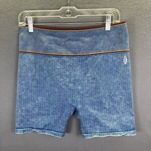Free People‎ Movement biker shorts activewear Blue size M/L